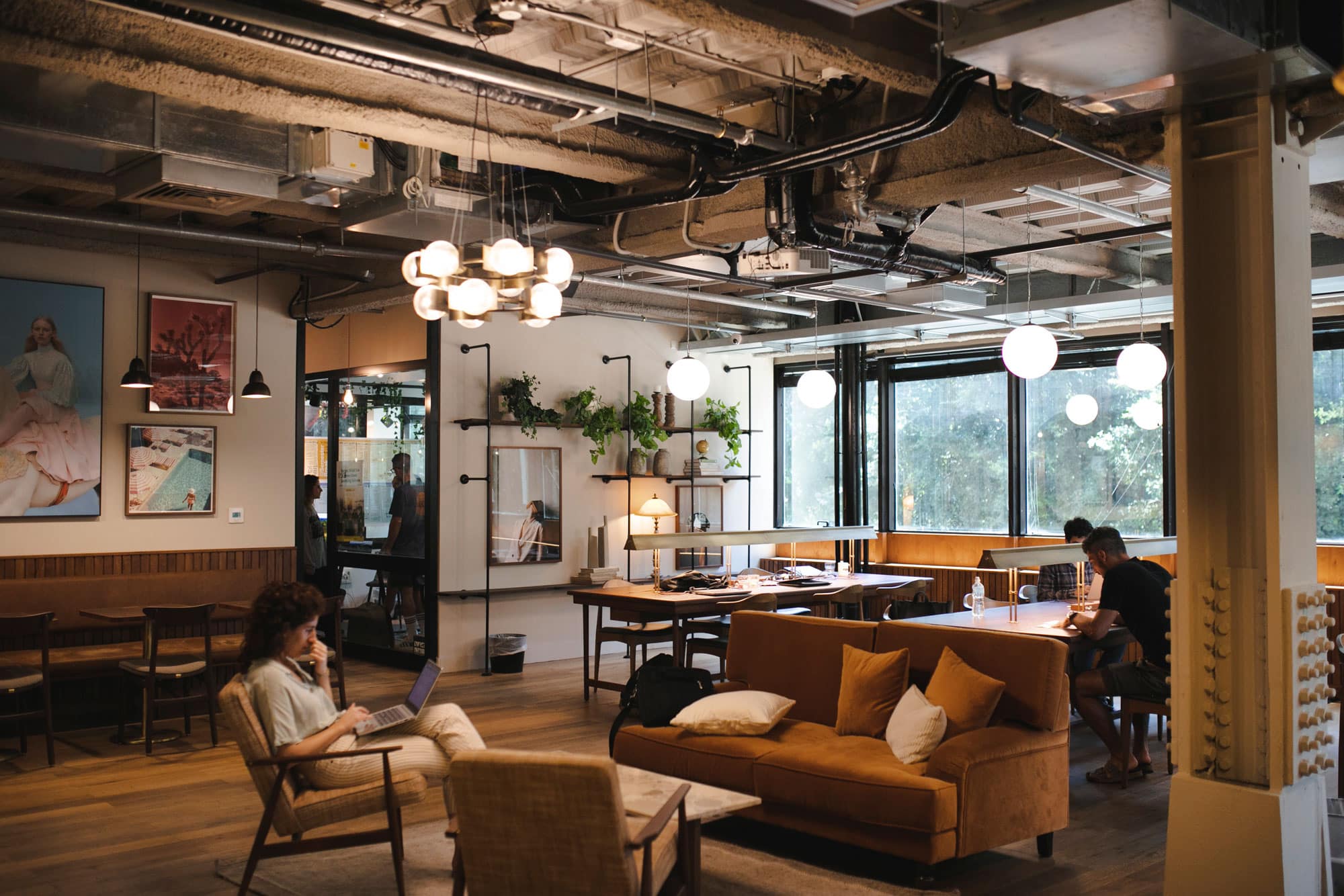 Inside CommunSide coworking space